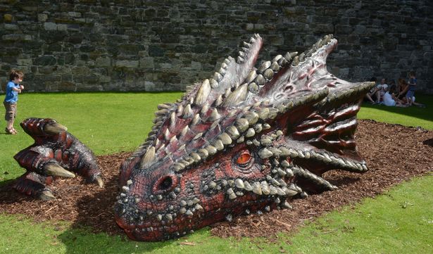 Dragon lands in Beaumaris Castle- | Beautiful North Wales| Beautiful ...